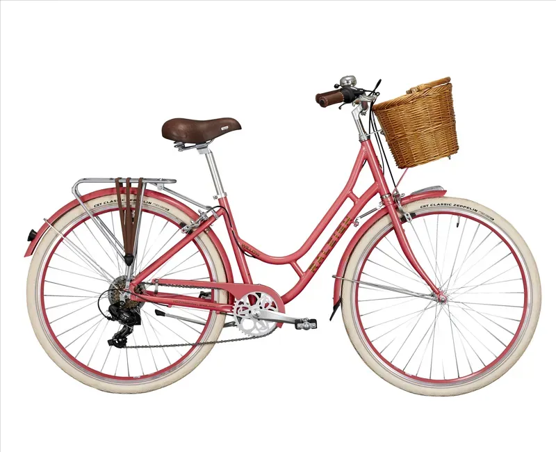 Raleigh Willow Womens City Bike Dark Pink 19