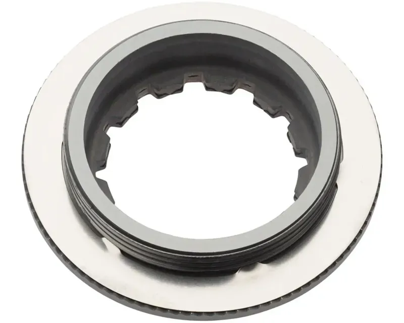 Shimano Spares SMRT900 Lock Ring and Washer in Silver-1